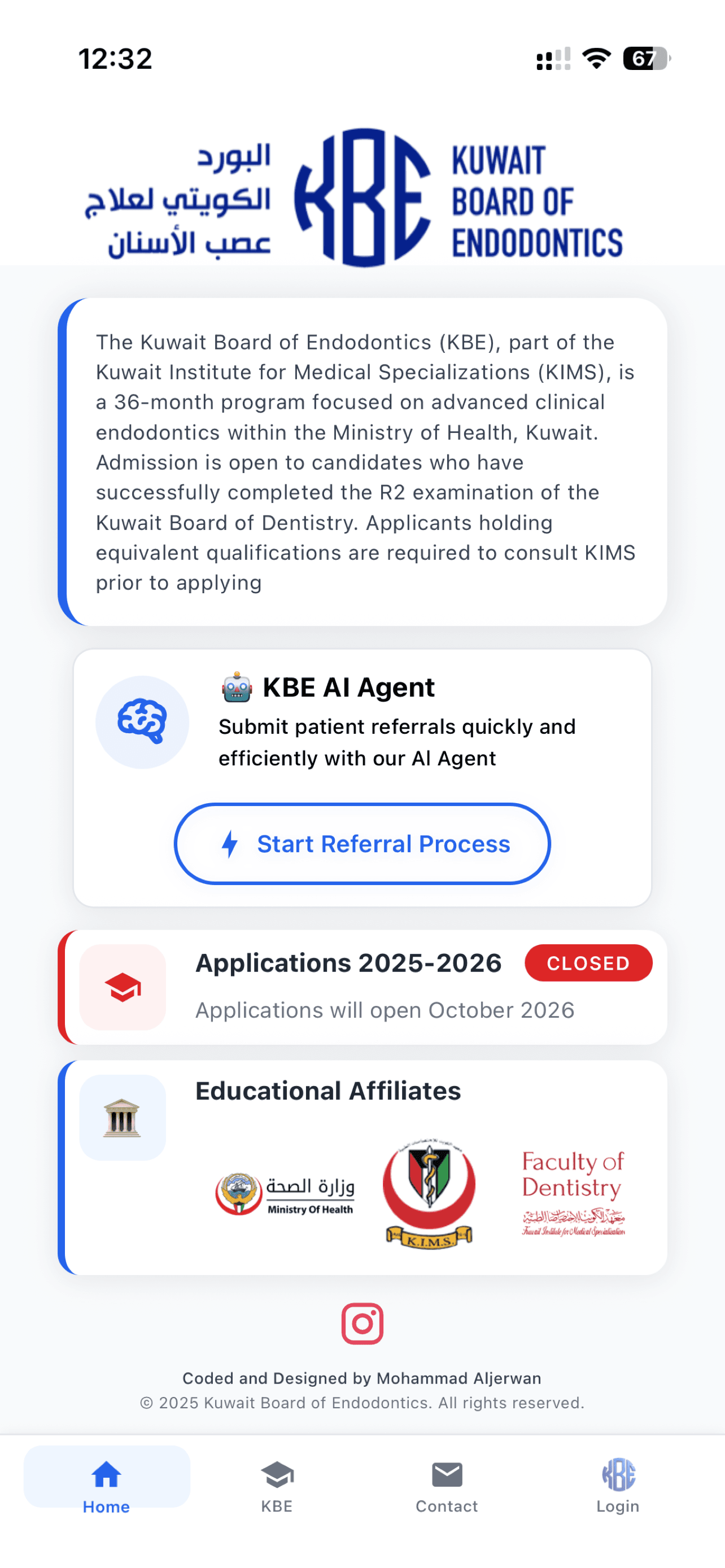 KBE AI App Screenshot